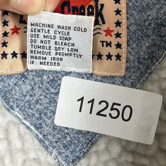 Original Blue Greek Jean Cotton Winter Coat Men's Size 2X Medium Wash - Picture 12 of 13